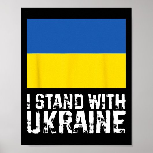 Poster Je suis avec l'Ukraine 5 (Devant)