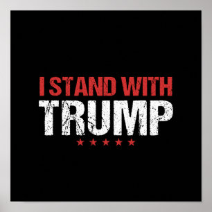 Poster Je suis avec Trump
