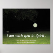 Poster "Je suis avec vous dans l'Esprit" Imprimer (Devant)