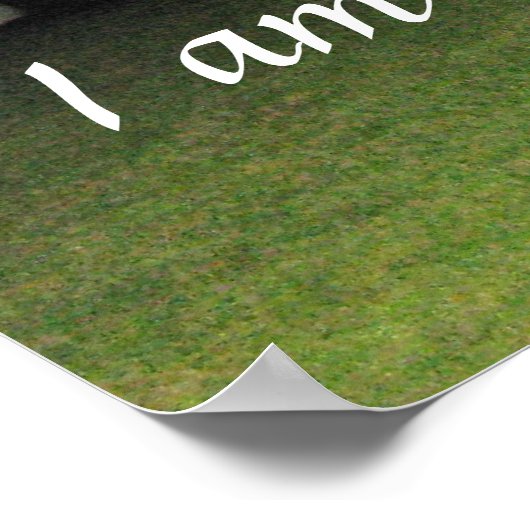 Poster "Je suis avec vous dans l'Esprit" Imprimer (Coin)