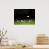 Poster "Je suis avec vous dans l'Esprit" Imprimer (Cuisine)