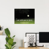 Poster "Je suis avec vous dans l'Esprit" Imprimer (Bureau à domicile)