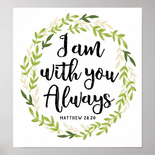 Poster Je suis avec vous toujours Art Print (Devant)