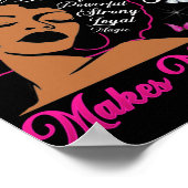 Poster Je suis belle à ma manière, car Dieu ne fait aucun (Coin)