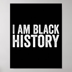 Poster Je Suis Black History Shirt Pour Enfants Garçons B