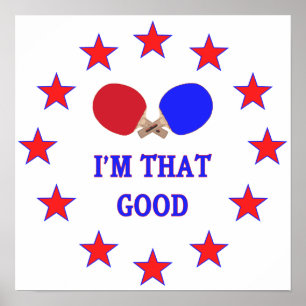 Poster Je suis ce bon ping-pong