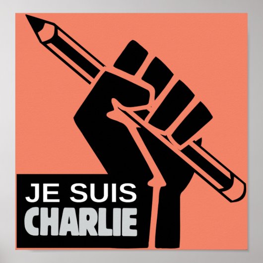 Poster Je suis Charlie (Devant)