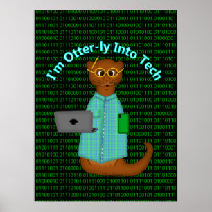 Poster Je suis complètement sous le charme de la technolo