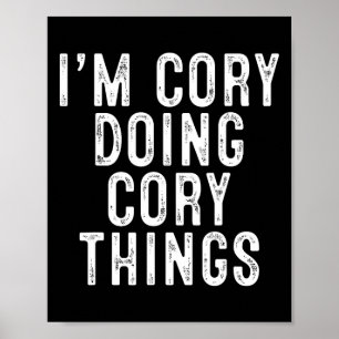 Poster Je suis Cory faisant des choses de Cory drôle d'an