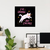 Poster Je suis Cringe, Mais Je suis Libre (Bureau à domicile)