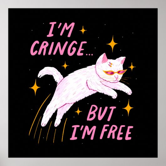 Poster Je suis Cringe, mais je suis libre (Devant)