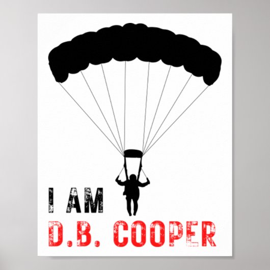 Poster JE SUIS D.B. Cooper (Devant)