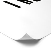 Poster Je suis défoncé Je le brasse vraiment drôle Pun de (Coin)