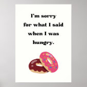 Poster Je suis désolé pour ce que j'ai dit quand j'avais  (Devant)