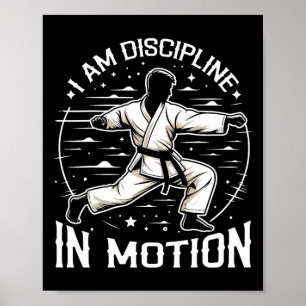 Poster Je suis Discipline dans les Motions Arts Martiaux