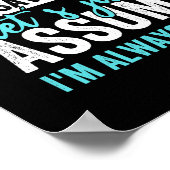 Poster Je suis Docteur pour gagner du temps Supposons que (Coin)