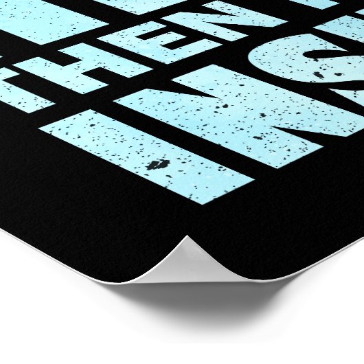 Poster Je Suis Élevé Puis Je Prends De L'Insuline (Coin)