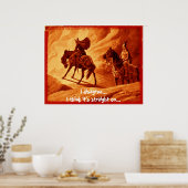 Poster Je suis en désaccord... (Cuisine)