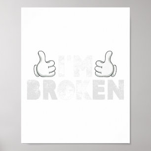 Poster Je suis en panne Prévention du suicide Santé menta