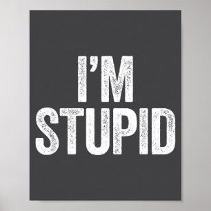 Poster Je suis étudiant T-shirt drôle hommes femmes enfan