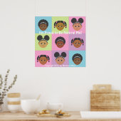 Poster Je suis fière d'être ma nature !  (Cuisine)