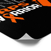 Poster Je suis Fine Crps Warrior Awareness Feather (Coin)