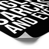 Poster Je suis Fluent En Trois Langues Anglais, Sarcasme, (Coin)