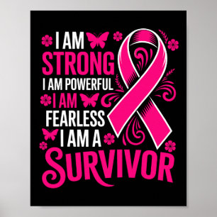 Poster Je Suis Fort Puissant Et Sans Peur Un Cancer Du Se