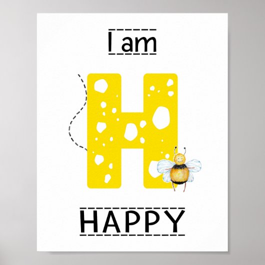 Poster Je suis heureux (Devant)