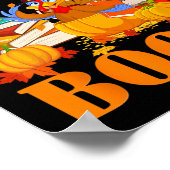 Poster Je Suis Heureux Pour Les Livres Automne Bibliothéc (Coin)