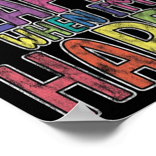 Poster Je suis heureux quand je suis heureux Sensibilisat (Coin)