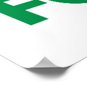 Poster Je suis ici pour la nourriture (Coin)