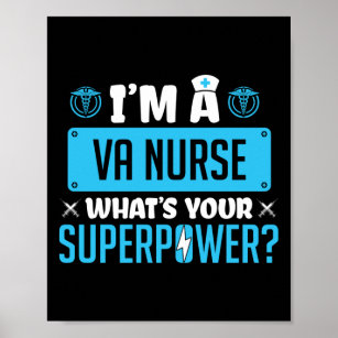 Poster Je suis infirmière de l'Université de Victoria Que