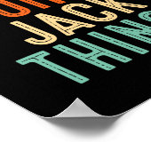 Poster Je suis Jack faisant des choses de Jack Cadeaux dr (Coin)