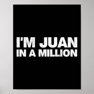 Poster Je suis Juan dans un million Cinco De Mayo Pun mex