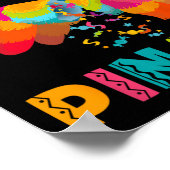 Poster Je suis juste ici pour le Pinata Funny Mexican Par (Coin)