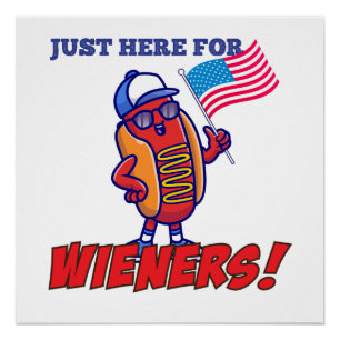 Poster Je suis juste ici pour le t-shirt des gagnants  In