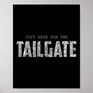 Poster Je suis juste là pour faire la queue pour le fan d