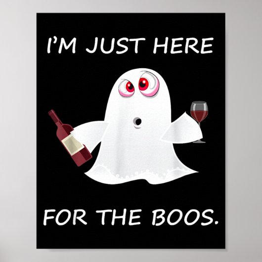 Poster Je suis juste là pour la boisson (Devant)