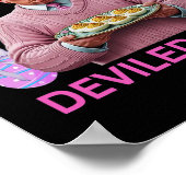 Poster Je suis juste là pour les oeufs dévités Drôle Trum (Coin)