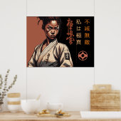 Poster Je suis Kyokushin - Inflexible, Inarrêtable, Karat (Cuisine)