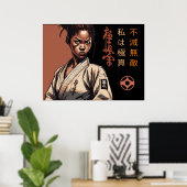 Poster Je suis Kyokushin - Inflexible, Inarrêtable, Karat (Bureau à domicile)