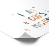 Poster Je suis l’empreinte du chef-d’oeuvre de Dieu (Coin)