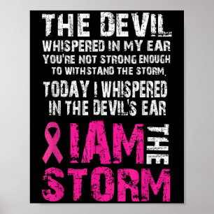 Poster Je Suis La Conscience Du Cancer Du Sein Dans La Te