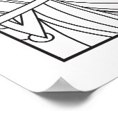 Poster Je Suis La Couleur Boss Elle-Même (Coin)