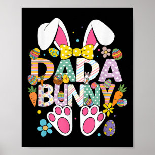Poster Je Suis La Fête De Pâques De La Famille Dada Bunny