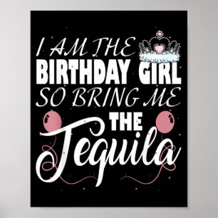 Poster Je Suis La Fille De L'anniversaire Alors Apportez-