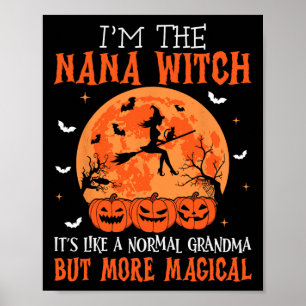 Poster Je suis La Sorcière Nana C'est comme une salle nor