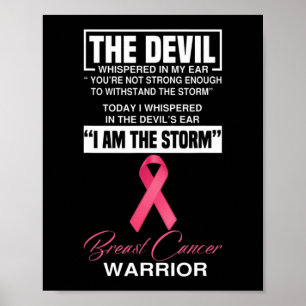 Poster Je Suis La Tempête Le Cancer Du Sein Sensibilisati