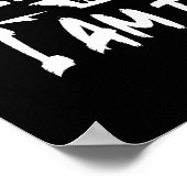 Poster Je SUIS La Tempête - Spartiate, Gym, Hustle, Succè (Coin)